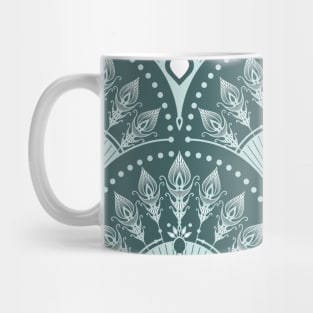 Pine and Mint Peacock Scales Mug